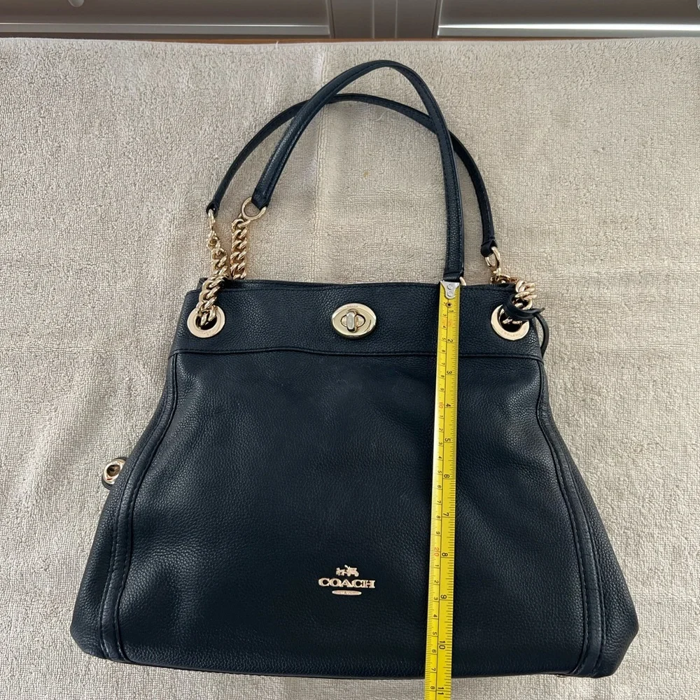 Coach Edie Turnlock Shoulder Bag - C1684-36855 - Picture 3 of 16